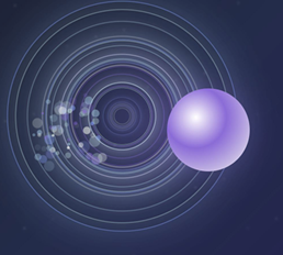 18A. Theme 4 Space Drift Floating World. Orbit Trails study with layered rings and a strong planetary pairing.