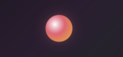 5A. Theme 2 Tension and Anxiety. Stress Colors study with a heated red orb against a dark, uneasy background.